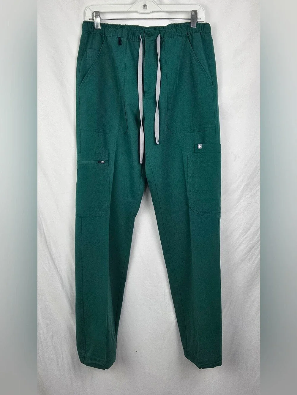 Figs Technical Collection Cairo Straight-Leg Scrub Pant Zip Fly Men's Green sz M